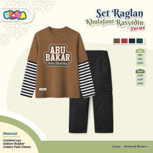 PO SET RAGLAN KHULAFAUR RASYIDIN SERIES BY UFORIA