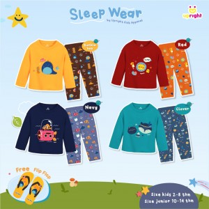 PO SLEEPWEAR BY UPRIGHT KIDS APPAREL 