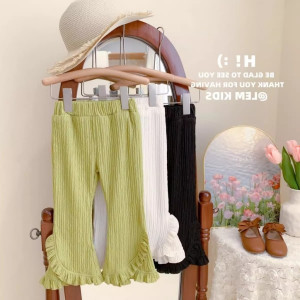 FAST PO HAKUMEI RUFFLE LONG PANTS