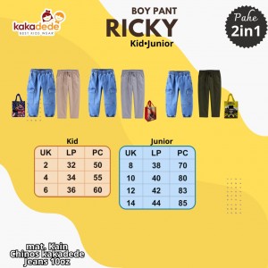 PO PAHE BOY PANT RICKY BY KAKADEDE