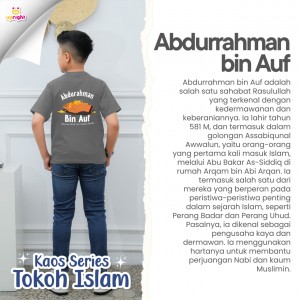 PO KAOS SERIES TOKOH ISLAM BY UPRIGHT KIDS