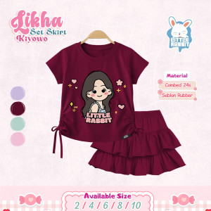 PO LIKHA SET SKIRT KIYOWO BY LITTLE RABBIT