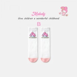 FAST PO MARU COTTON CALF SOCKS - MELODY SERIES