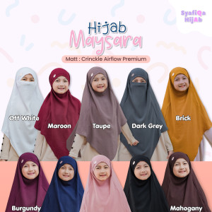 PO HIJAB FK MAYSARA V SHAPE BATCH 2 BY SYAFIQA