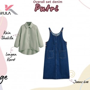 OVERALL SET DENIM PUTRI DEWASA BY KHAYLILA