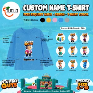 PO CUSTOM NAME T-SHIRT LONG SLEEVE BY TUFLA
