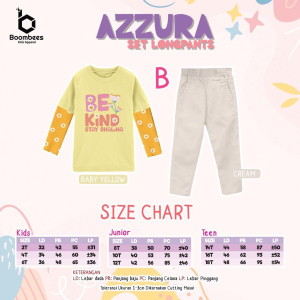 PO AZZURA SET LONGPANTS BY BOOMBEES