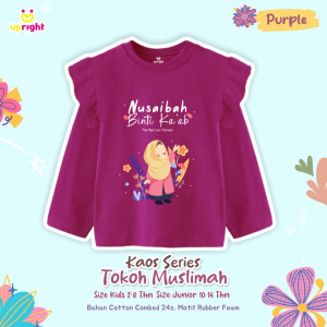 PO KAOS SERIES TOKOH MUSLIMAH BY UPRIGHT