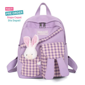 FAST PO BUNNY SQUARE BACKPACK