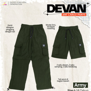 PO DEVAN 2IN1 CARGO PANTS BY UPRIGHT