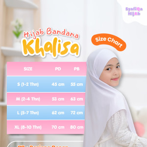 FAST PO KHALISA HIJAB BANDANA BY SYAFIQA