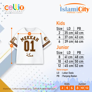 PO CELLIO TSHIRT OVERSIZE ISLAMI CITY