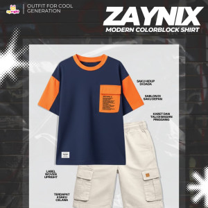 PO ZAYNIX MODERN COLORBLOCK ONESET BY UPRIGHT