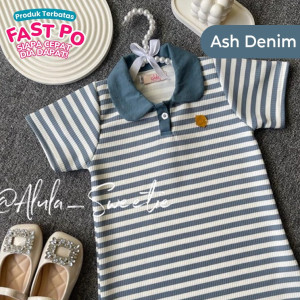 FAST PO CHLOE STRIPE DRESS