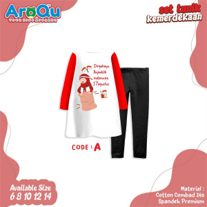 PO SET TUNIK KEMERDEKAAN BY AROQU