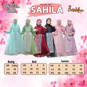 PO GAMIS SET SAHILA BY (BABY & KIDS) ORISABILAQU