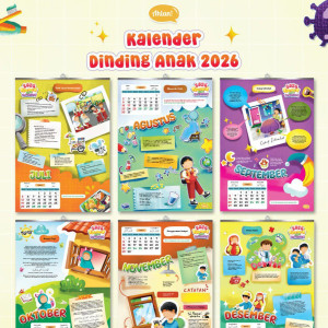 PO KALENDER DINDING ANAK 2026 BY AHLAN