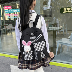 FAST PO BUNNY SQUARE BACKPACK