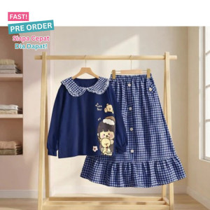 FAST PO CUTE BEAR SETELAN ANAK PEREMPUAN