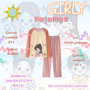 PO GIRLY PAJAMAS BY SUN EARTH