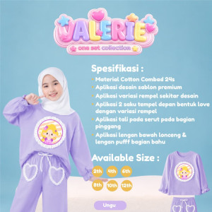 PO SET  VALERIE COLLECTION BY LITTLE KING QUEEN