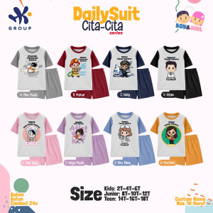 PO DAILY SUIT SET CUSTOM NAMA CITA-CITA SERIES HK GRUP
