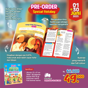 PO BUKU HAFAL 40 HADIST PILIHAN IMAM AN-NAWAWI