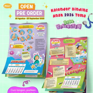 PO KALENDER DINDING ANAK 2026 BY AHLAN