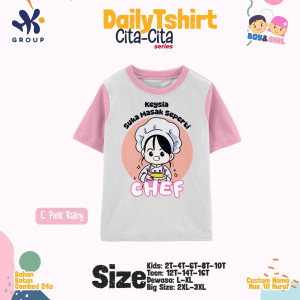 PO DAILY SUIT TSHIRT CUSTOM NAMA CITA-CITA SERIES HK GRUP