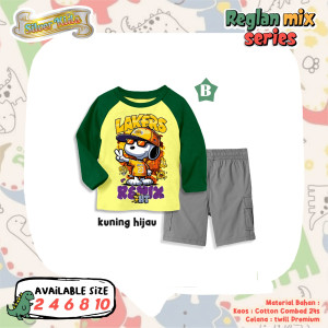 PO SET CARGO REGLAN MIX SERIES BY SILVER KIDS