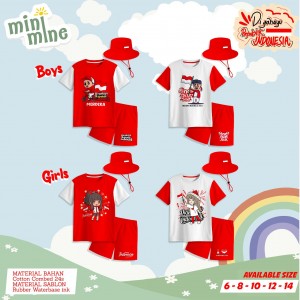 PO SET KEMERDEKAAN BUCKET HAT BY MINIMINE