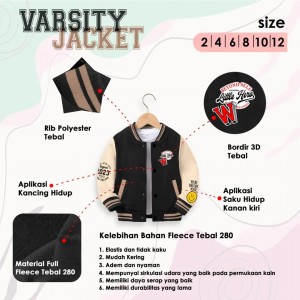 VARSITY JACKET BY LITTLE HERO