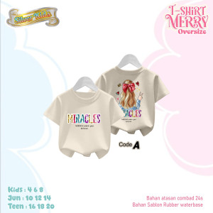 PO T-SHIRT OVERSIZE MERRY BY SILVERKIDS