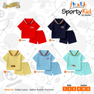 PO SET HOODIE SPORTY KIDS BOY BY SILVERKIDS