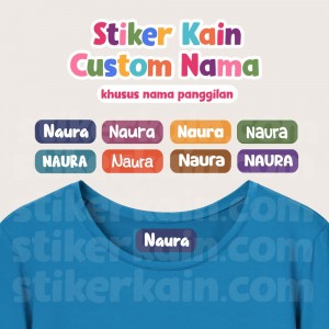 PO STIKER KAIN CUSTOM NAMA PANGGILAN MGL