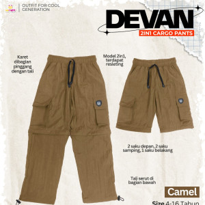 PO DEVAN 2IN1 CARGO PANTS BY UPRIGHT