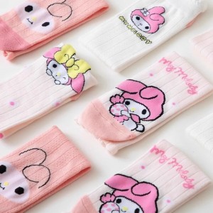 FAST PO MARU COTTON CALF SOCKS - MELODY SERIES