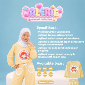 PO SET  VALERIE COLLECTION BY LITTLE KING QUEEN