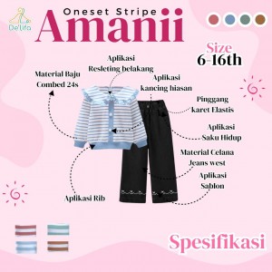 PO ONESET STRIPED AMMANI BY DE LIFA