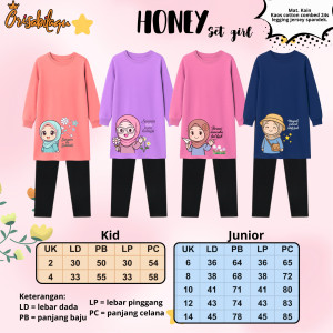 PO HONEY SET GIRL (KIDS) BY ORISABILAQU