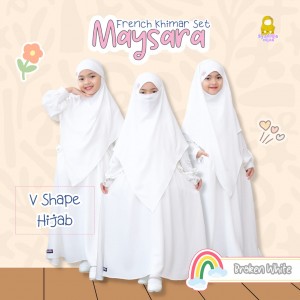 PO FRENCH KHIMAR SET MAYSARA V SHAPE HIJAB BY SYAFIQA