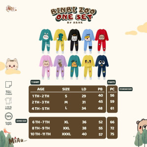PO BINBI ZOO ONE SET BY ARNK