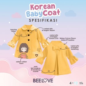 KOREAN BABY & TEEN COAT BY BEELOVE