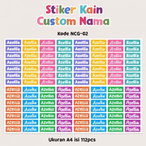 PO STIKER KAIN CUSTOM NAMA PANGGILAN MGL