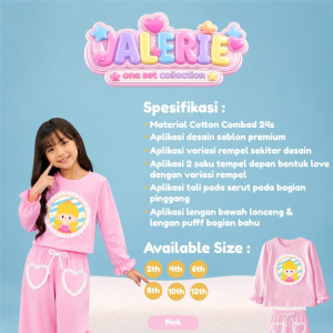 PO SET  VALERIE COLLECTION BY LITTLE KING QUEEN