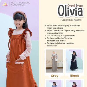 PO OLIVIA OVERALL DRESS BY UPRIGHT