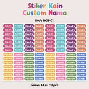 PO STIKER KAIN CUSTOM NAMA PANGGILAN MGL