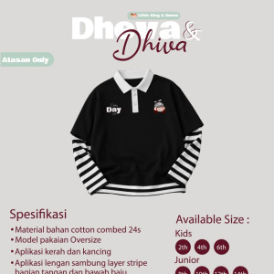 PO DHEVA & DHIVA T-SHIRT ONLY BY LITTLE KING & QUEEN