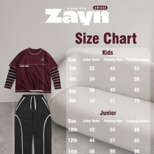 PO TSHIRT ZAYN UNISEX