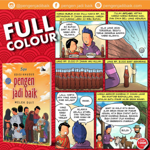 PO KOMIK EDISI KHUSUS PENGEN JADI BAIK MELEK DUIT